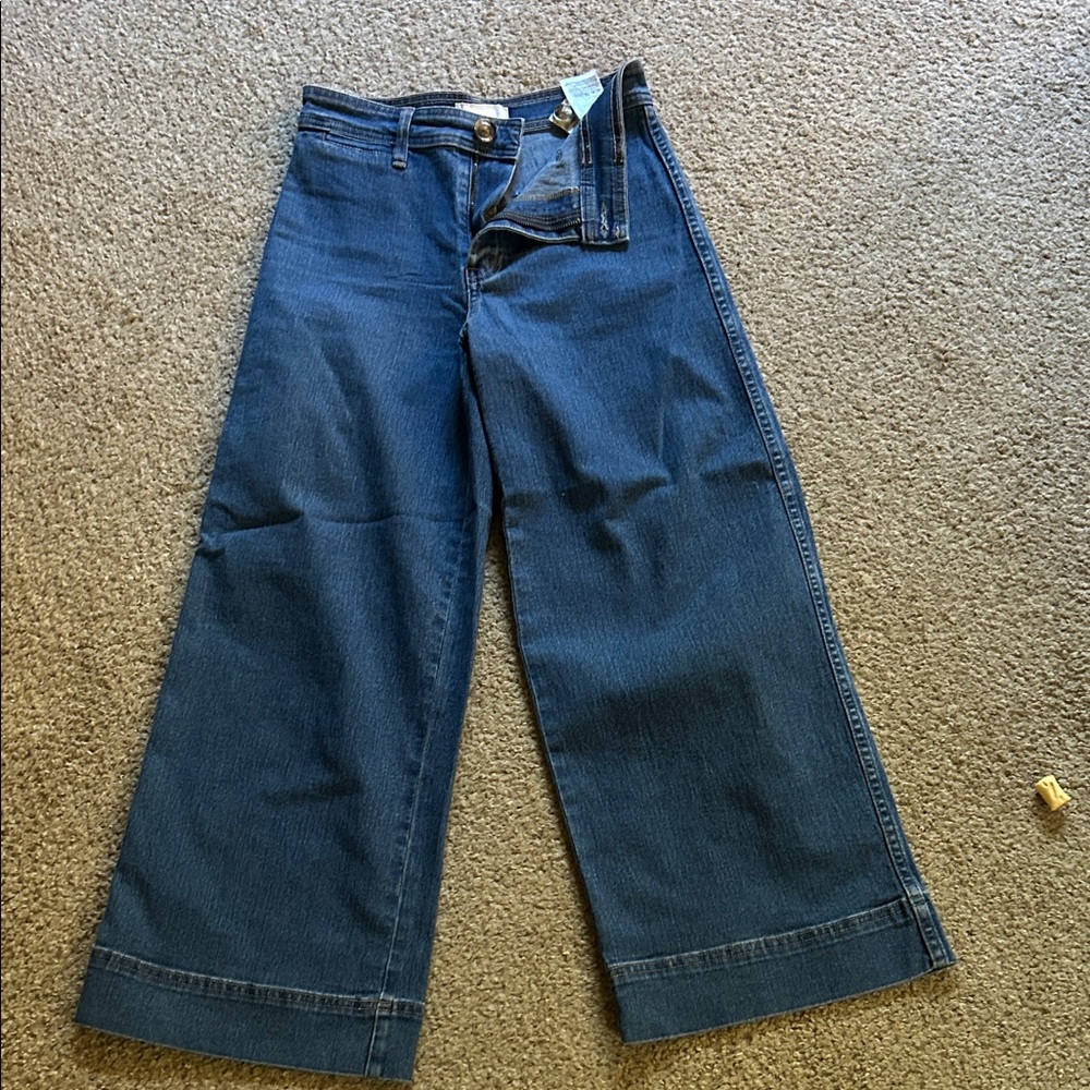 H&M Dark Blue Flare Jeans